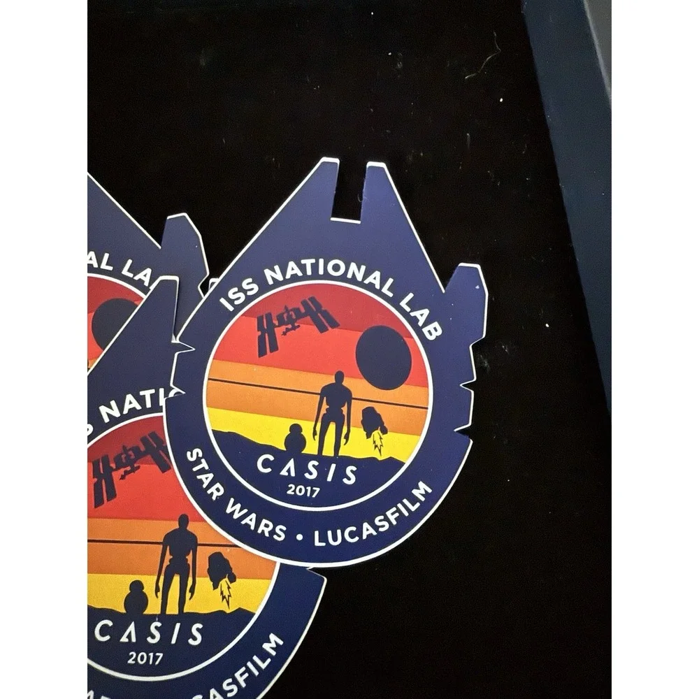 Space Decals international space station decals 3ea  brand new collectibles(4169